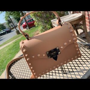 Jelly Peach Pink Crossbody Bag